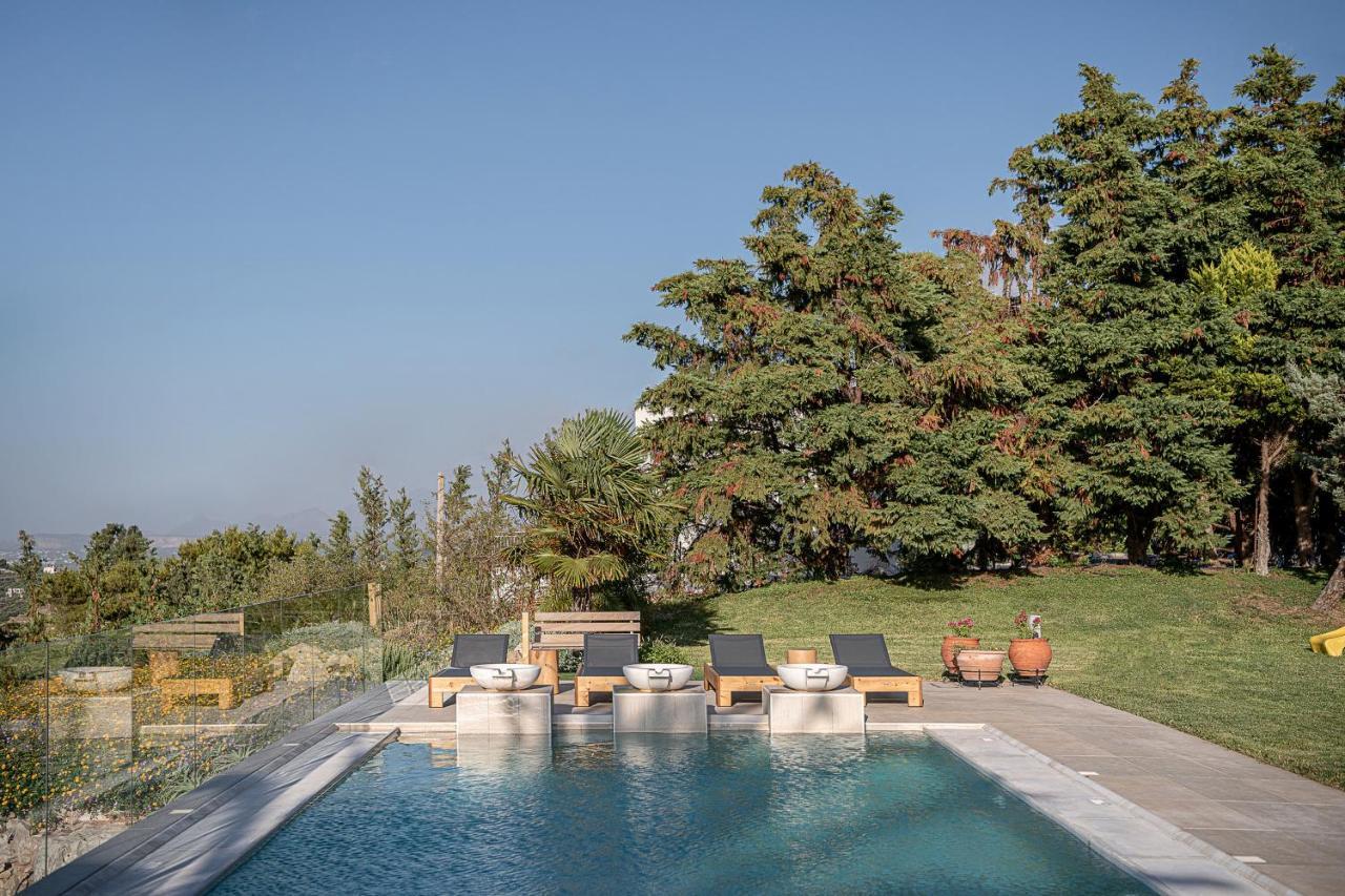 Villa Heora - The Floating Residence Tria Monastiria Exterior foto